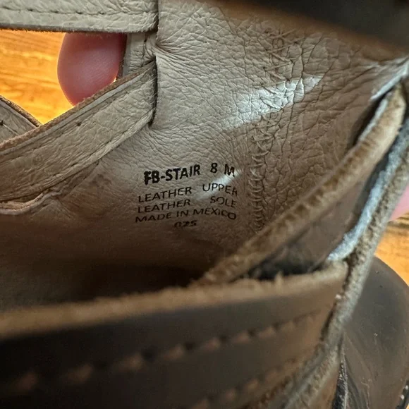 Freebird by Steven, Stair, Black/Brown Leather Strappy Ankle Boot / Bootie SZ 8 - Picture 5 of 9